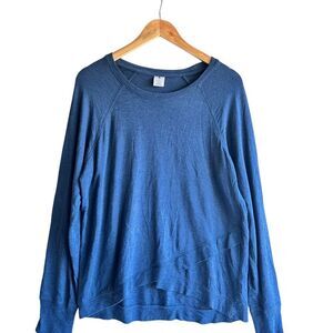 Active Life Sweatshirt Blue Athleisure Large Pullover Long‎ Sleeve